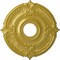 Ekena Millwork Attica Ceiling Medallion (Fits Canopies up to 5"), Hand-Painted Rich Gold, 18"OD x 4"ID x 5/8"P CM18ATRGS - alternate 1